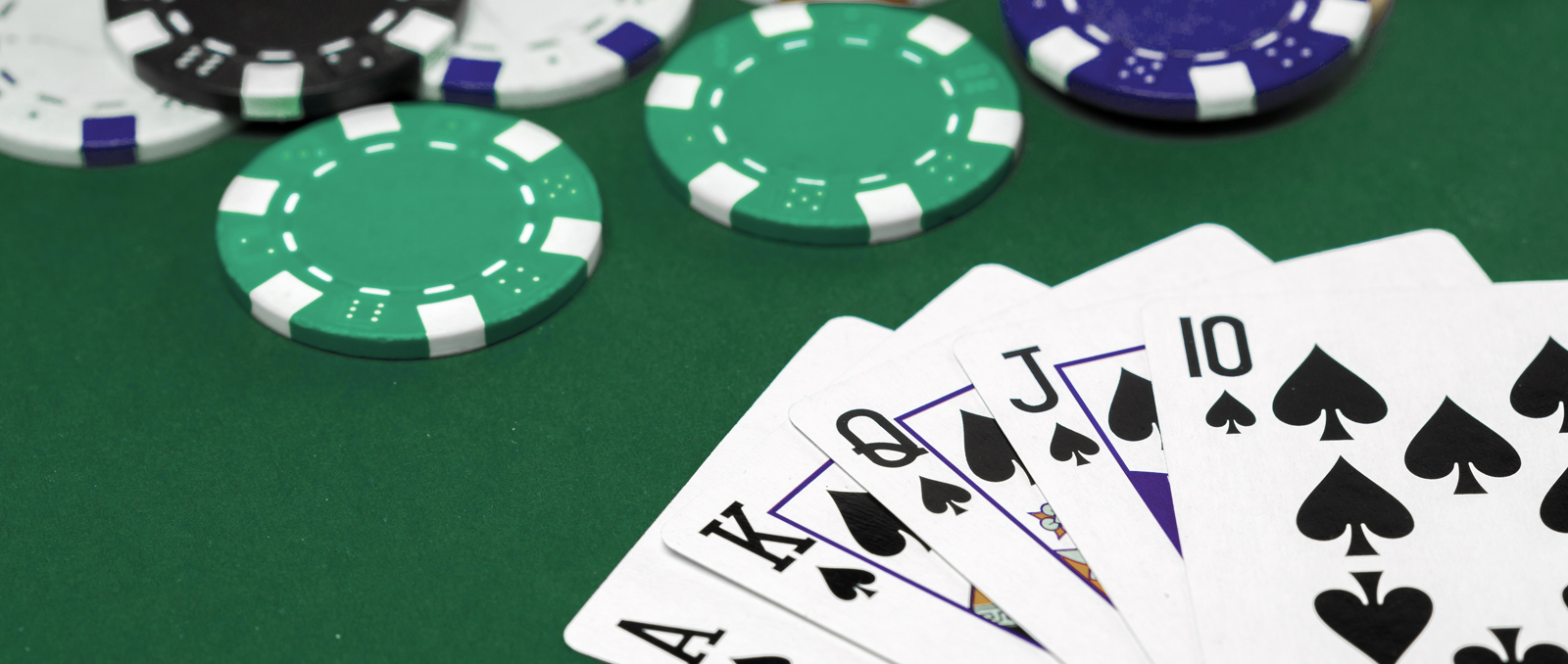 poker chips on the table